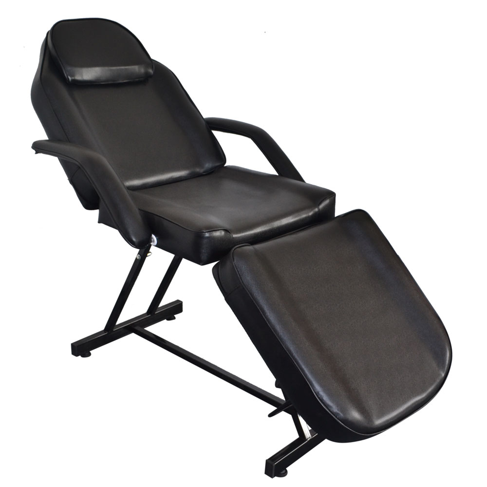 Details About Portable Black Massage Bed Tattoo Salon Chair Spa Facial Table Sheets Free Stool